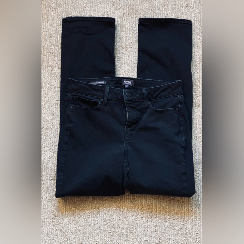 NYDJ Black Marilyn size 8